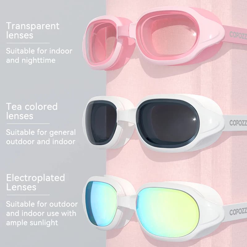 Colorful Eyelets COPOZZ 2026 Anti-fog with Unique lens, UV Protection and Large Silicone Mounting for Men and Women