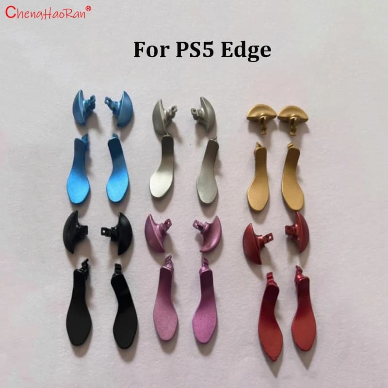 1SET Handle Metal Back key For PS5 Edge Elite Game Controller Metal Paddles Replacement Parts Trigger Lock Replace Accessories