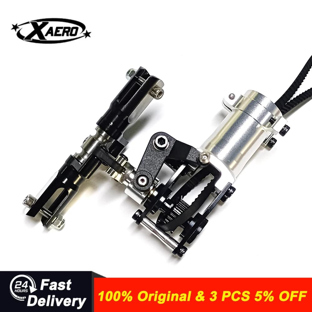 XAERO 500PRO Cambio coda trasmissione a cinghia metallica Gruppo coda completo a cinghia per elicottero RC 500 500ESP