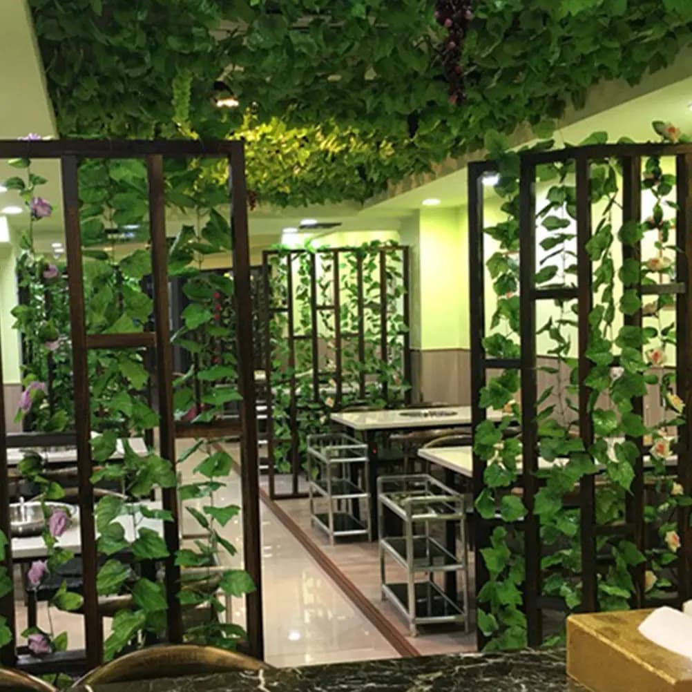 12Pcs Artificial Vine Simulation Plant Imitation Vine Pendant for Home Party Decor Hanging Decorative Simulation Rattan
