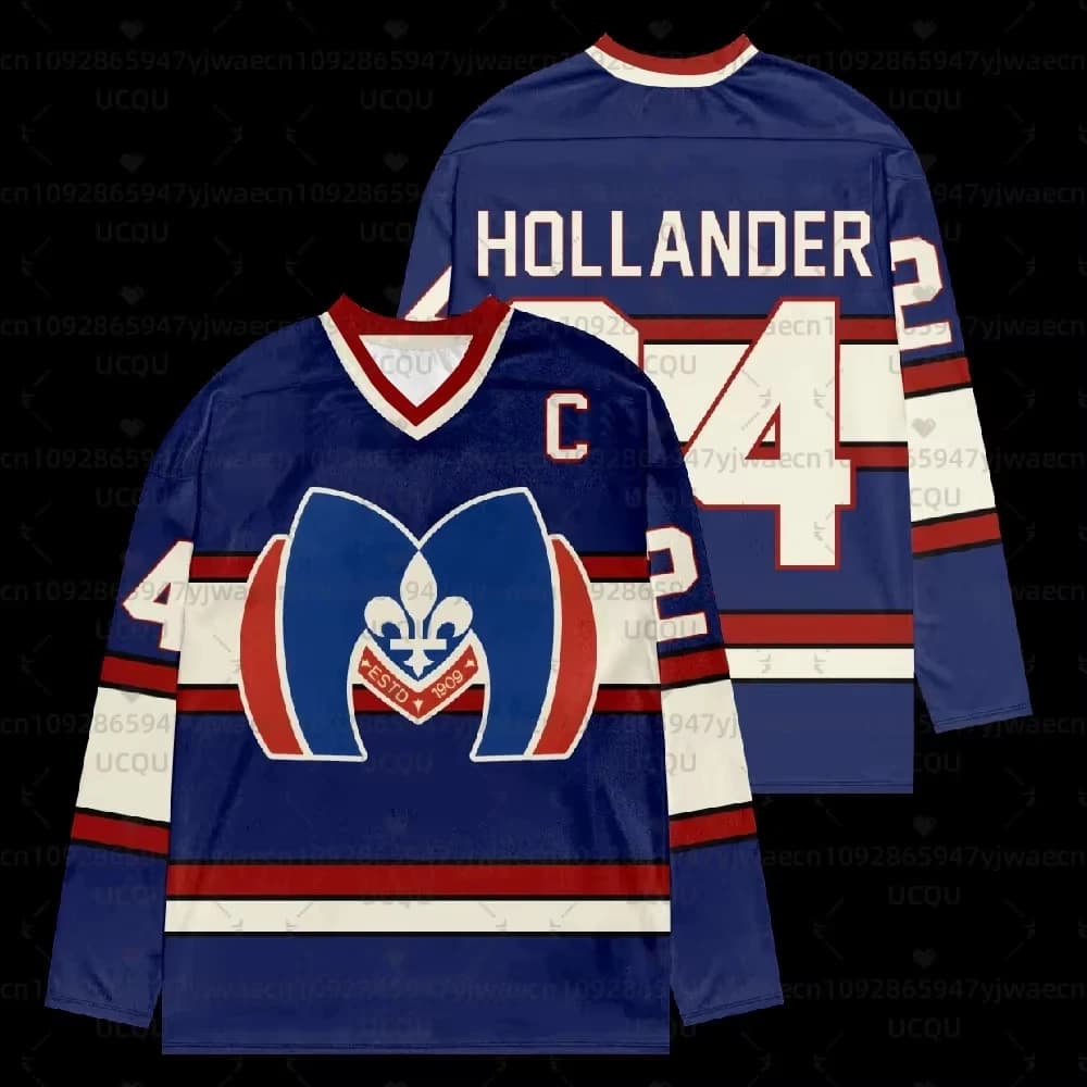 New Hockey Sweatshirt with Long Sleeves, Unisex Rozanov HOLLANDER T-Shirt