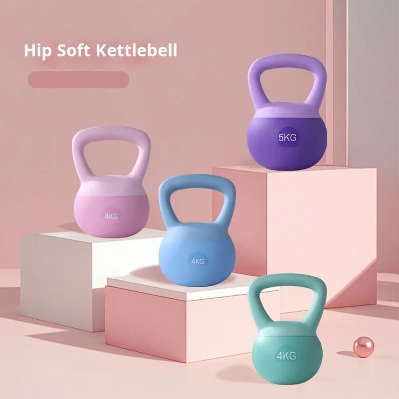Kettlebell in Sand Soft for Domestic Use, for Women, Squat Training and Fianchi Lifting, 4/5/6/8/10kg