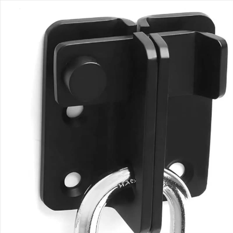 B04B-Flip Latch Sliding Bolt Latch Security Door Lock For Barn Cabinet Pet Cage Garden Bathroom Garage Window Sliding Door