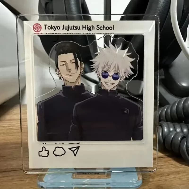 Anime Gojo Satoru Getou Suguru Acrylic Stand Figure Standing Model Plate Desk Decor Toy Collection Ornaments Gift