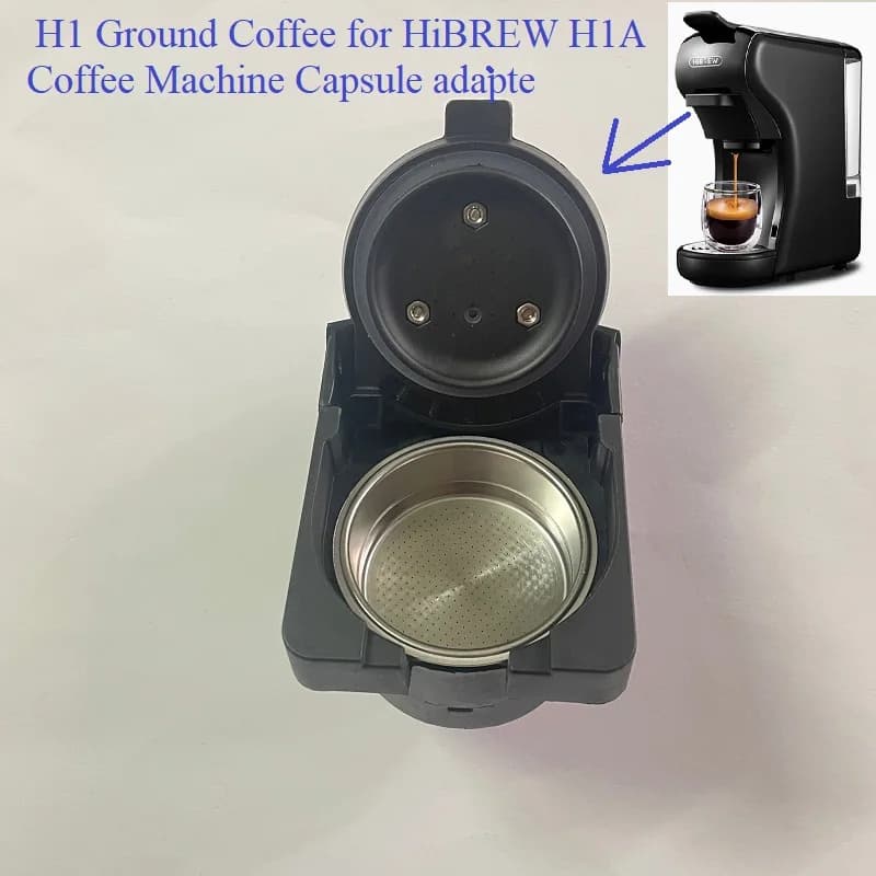 PARTE DI RICAMBIO Parti del sistema adattatore capsula macchina da caffè HiBREW H1A per pod lavazza blu o lavazza modo mio o ESE (44 mm)