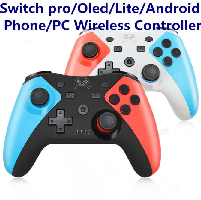 Wireless S9 Controller for Console NDS Switch 1, Gamepad for Switch 1 OLED/Switch Lite/Telephone Android, Joystick for PC