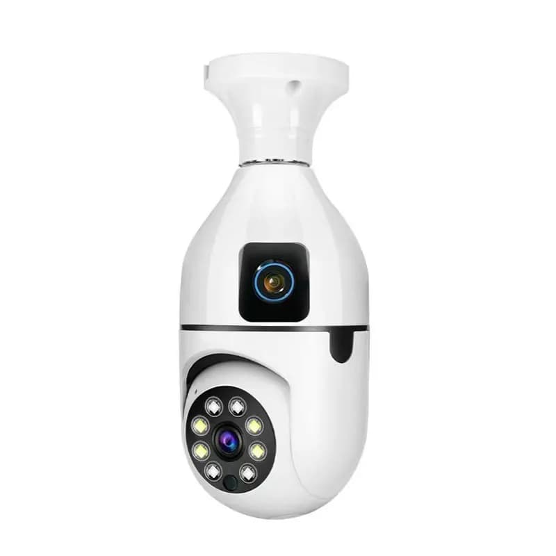 4MP UHD V380Pro/Yoosee APP Doppia lente E27 Telecamera dome IP PTZ wireless a colori AI Umanoide Sicurezza CCTV Baby Monitor