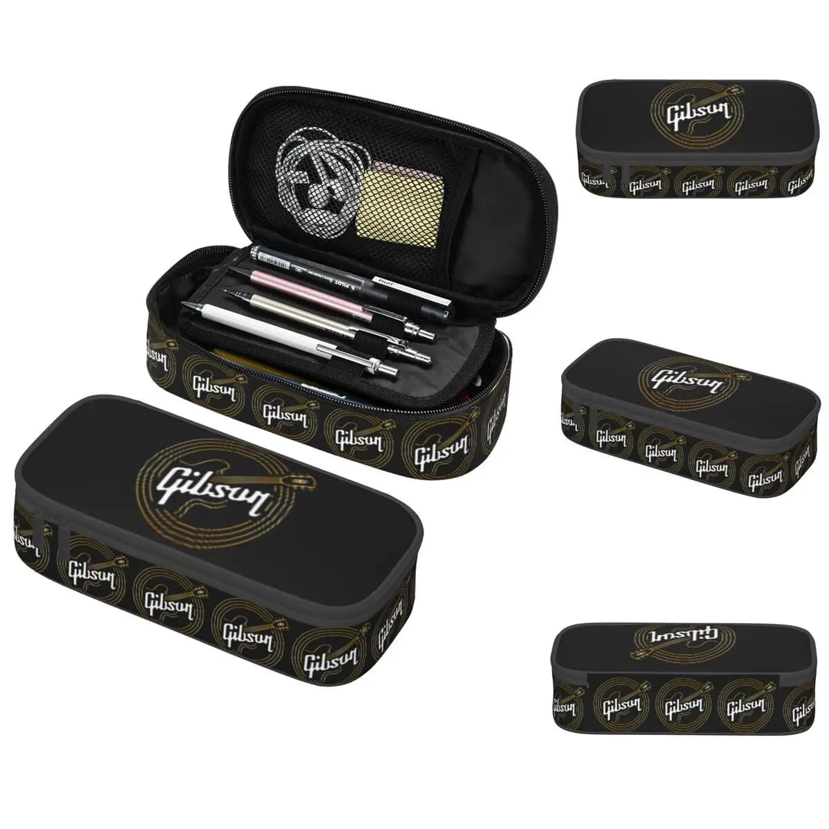 Astuccio portapenne Gibson 1894 Rock Organizer per ragazzi e ragazze, astuccio per la scuola, porta penne, articoli di cancelleria