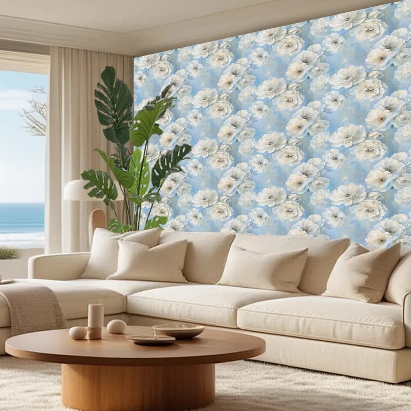 1PC Digital Print Tapestry Wall Hanging, Cherry Blossom Surfing Ocean Wave Japan, Summer Beach Sport Wall Art Home Decor