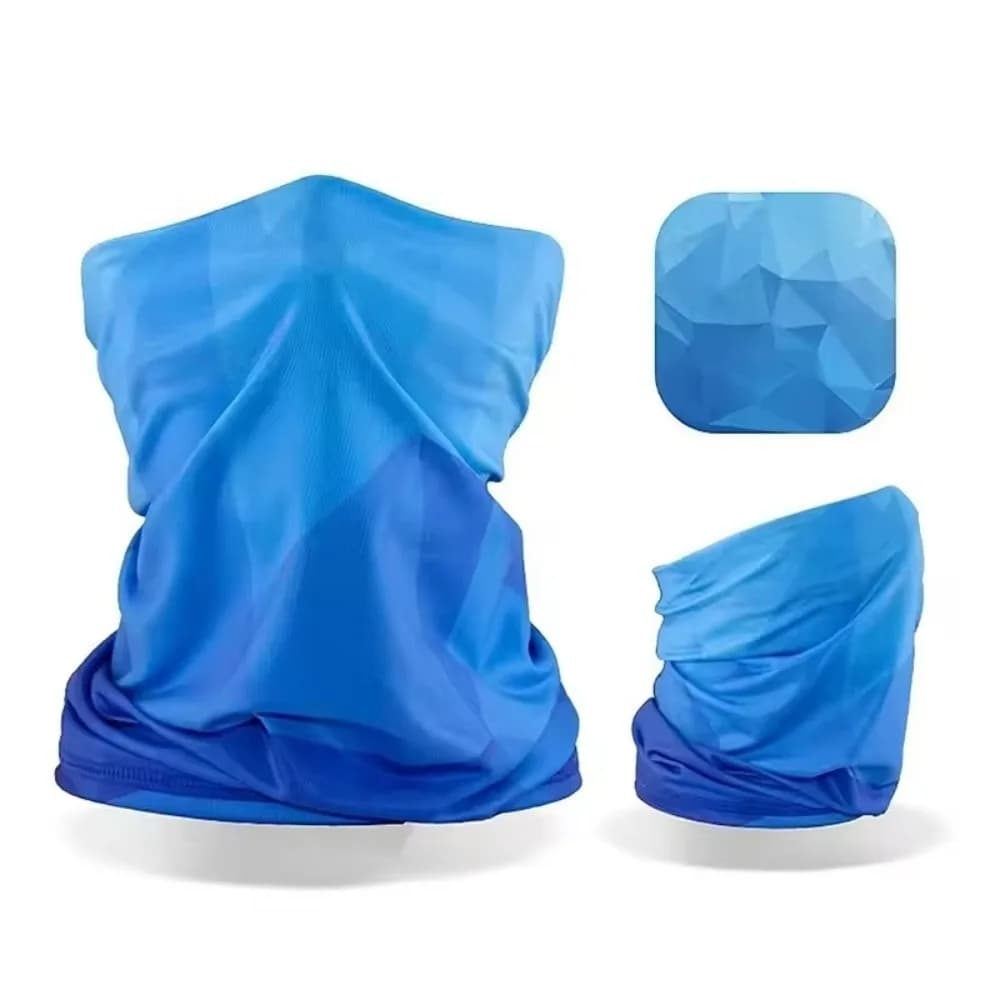 Sciarpa Protettiva in Seta Ghiaccio Antivento per Moto, Maschera Integrale Antipolvere Traspirante per Ciclismo, Sport all'Aperto e Pesca