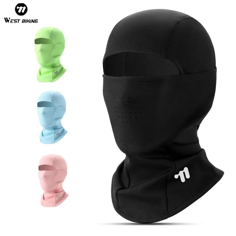 WEST BIKING Bicycle hood Winter cycling Hot watermelon Cold-proof outdoor cover Full face mask Motorbike helmet