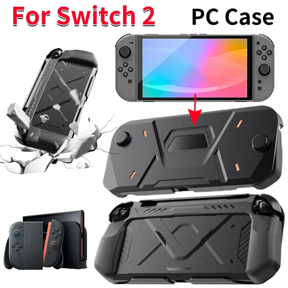 Custodia protettiva antiurto antiscivolo Custodia protettiva per PC per console di gioco Switch 2 2025 Joy-Con Accessori per controller antigraffio