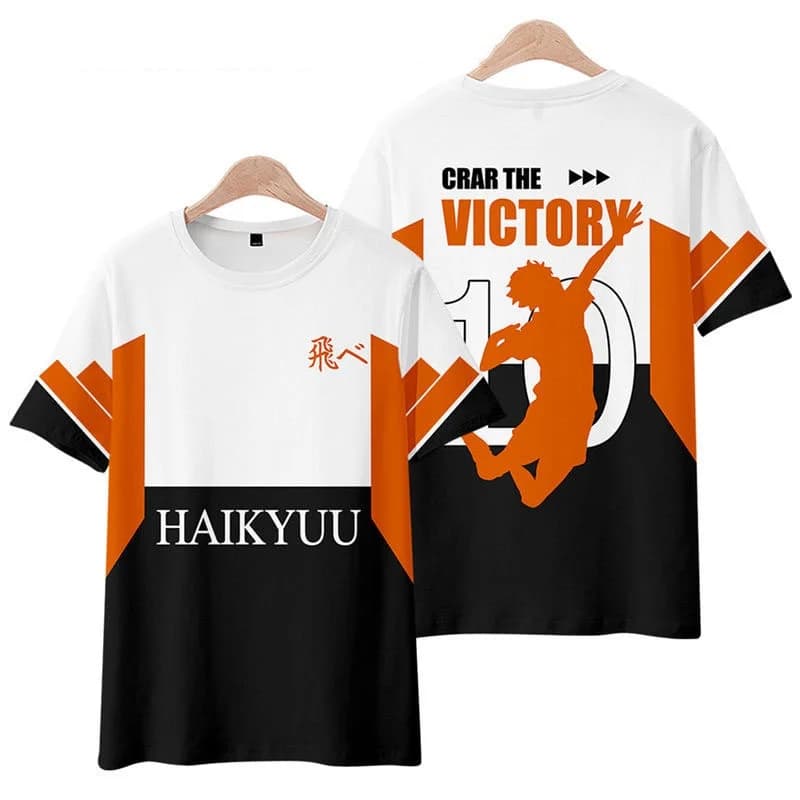 Volleyball Youth Anime One University Volleyball Team Yinju Uniforme T-shirt for parents and children, breathable, fast drying, comfortable