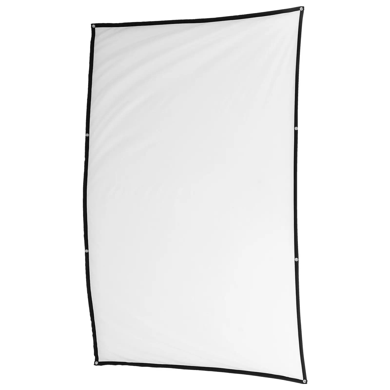 100 Inch 16:9 Portable Projector Screen Foldable Easy Carry Compact Design for Outdoor Camping Classroom Office Use