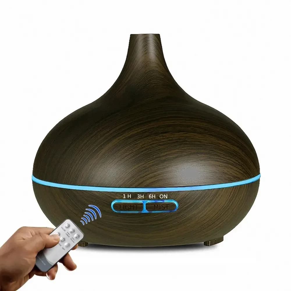 Umidificatore d'Aria con Telecomando da 550ml, Diffusore Elettrico di Oli Essenziali a Ultrasuoni per Casa