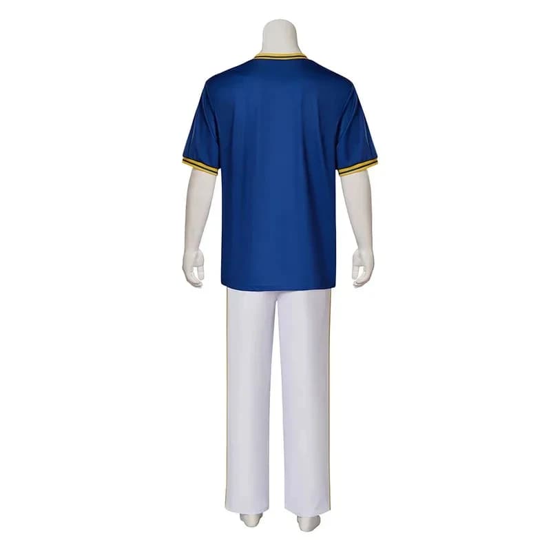 A;3\v,7'd/Taylor cheerleader pants tops men ts shake it out blue yellow cheerleading outfits Halloween party trw;3'f,6x;4'v\7,h/