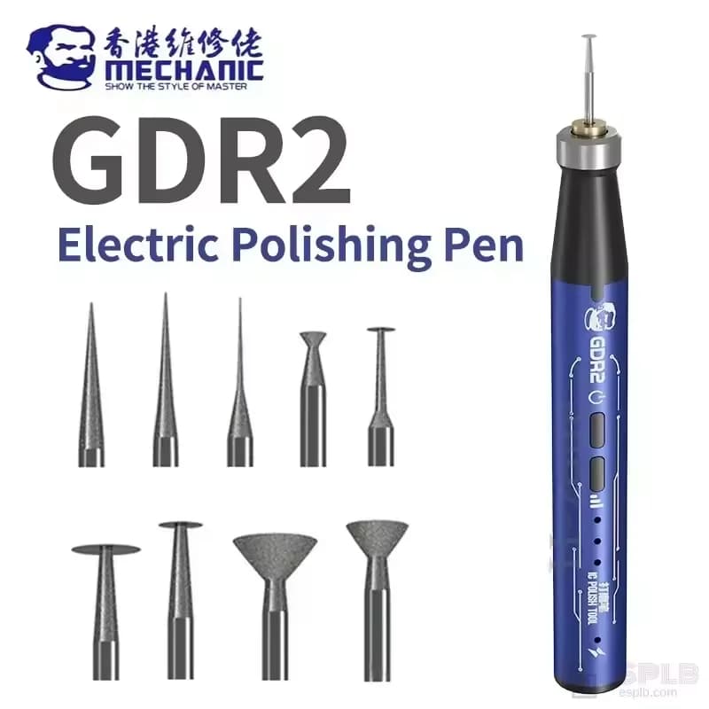MECHANIC GDR2 3-Speed Multi-function Electric Polishing Pen Universal Electric IC Chip CPU Drilling Cutting Engraving Polisher