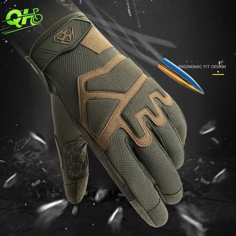 Guanti da ciclismo tattici militari per moto Bici elettriche Touchscreen traspirante Surron Indossabili antiscivolo Guanti da arrampicata su roccia