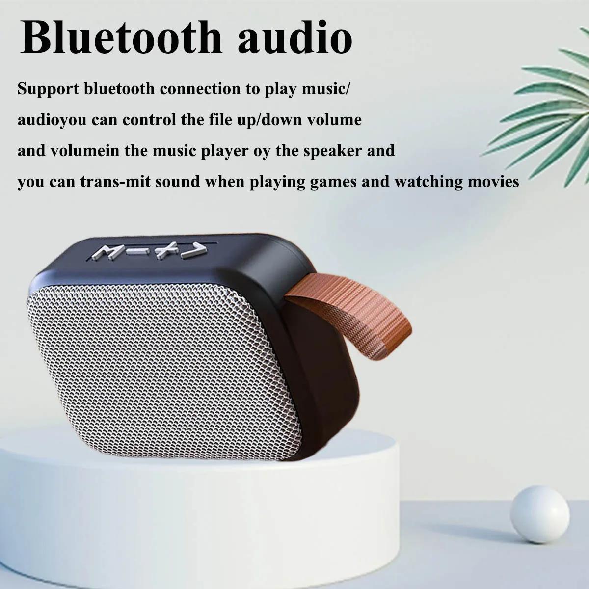 Altoparlanti portatili Outdoor Bluetooth 5.0 Mini altoparlante Oxford Colonna wireless Lettore musicale stereo 3D Surround Hifi Sound Box