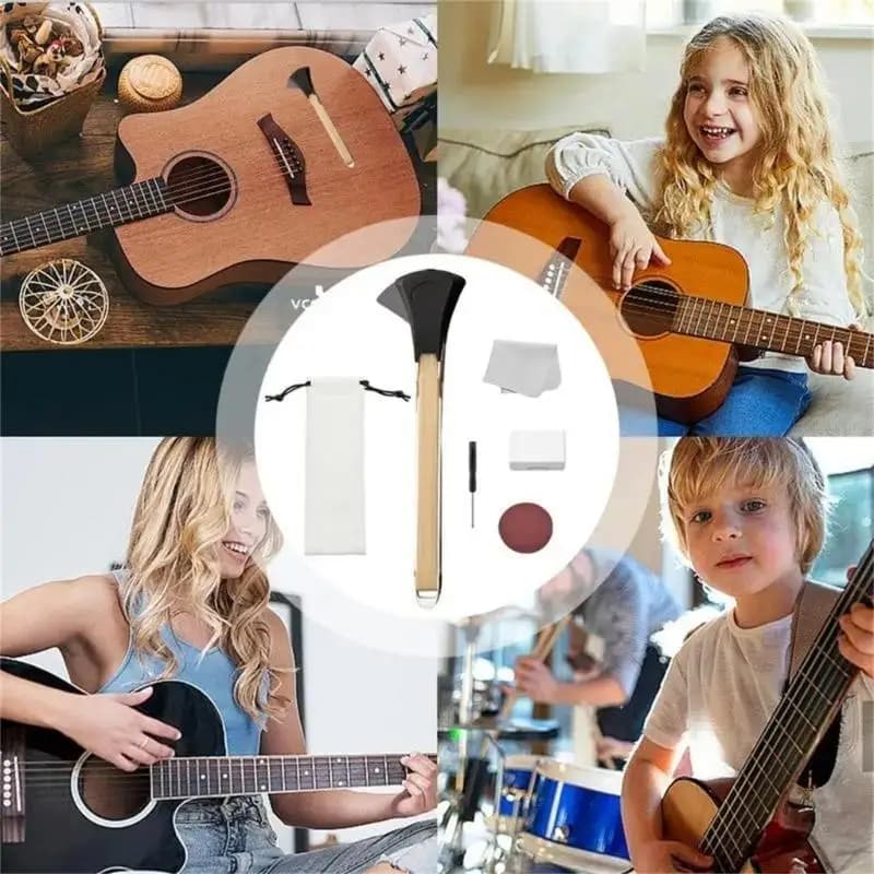 Guitar Bow Double Side Playing Bow Thin Guitar Bowing Device Plastic Guitar Tunings Tone Pick Accessory Durable
