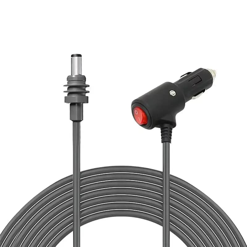 Cavo di Alimentazione DC Elegante per Starlink Mini con Interruttore On/Off, Adattatore Diretto per Accendisigari 12V, Cavo di Alimentazione per Auto