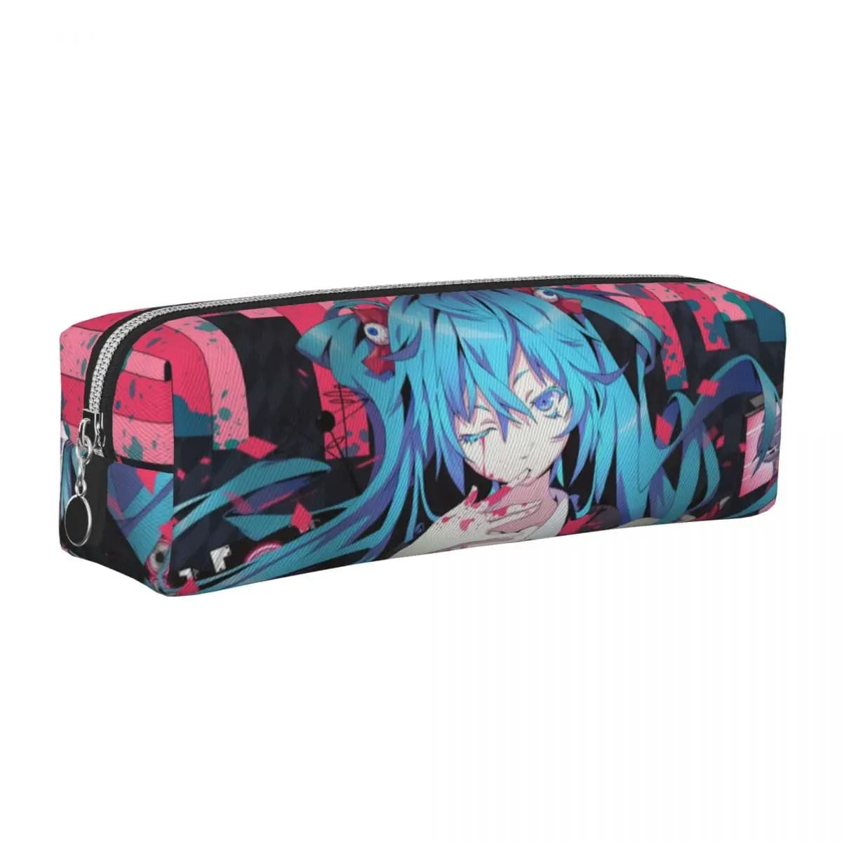 Hatsune Miku Astuccio per matite Astuccio per penne Ragazza Ragazzo Grande materiale scolastico per riporre Astucci regalo