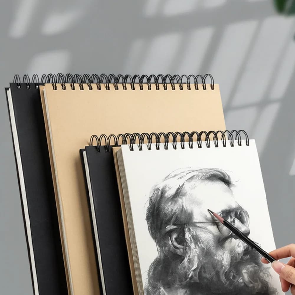 Professional Sketchbook Thickened Drawing Pad Kraft Black Card Notebook For Painting Sketching Marker Art Creation