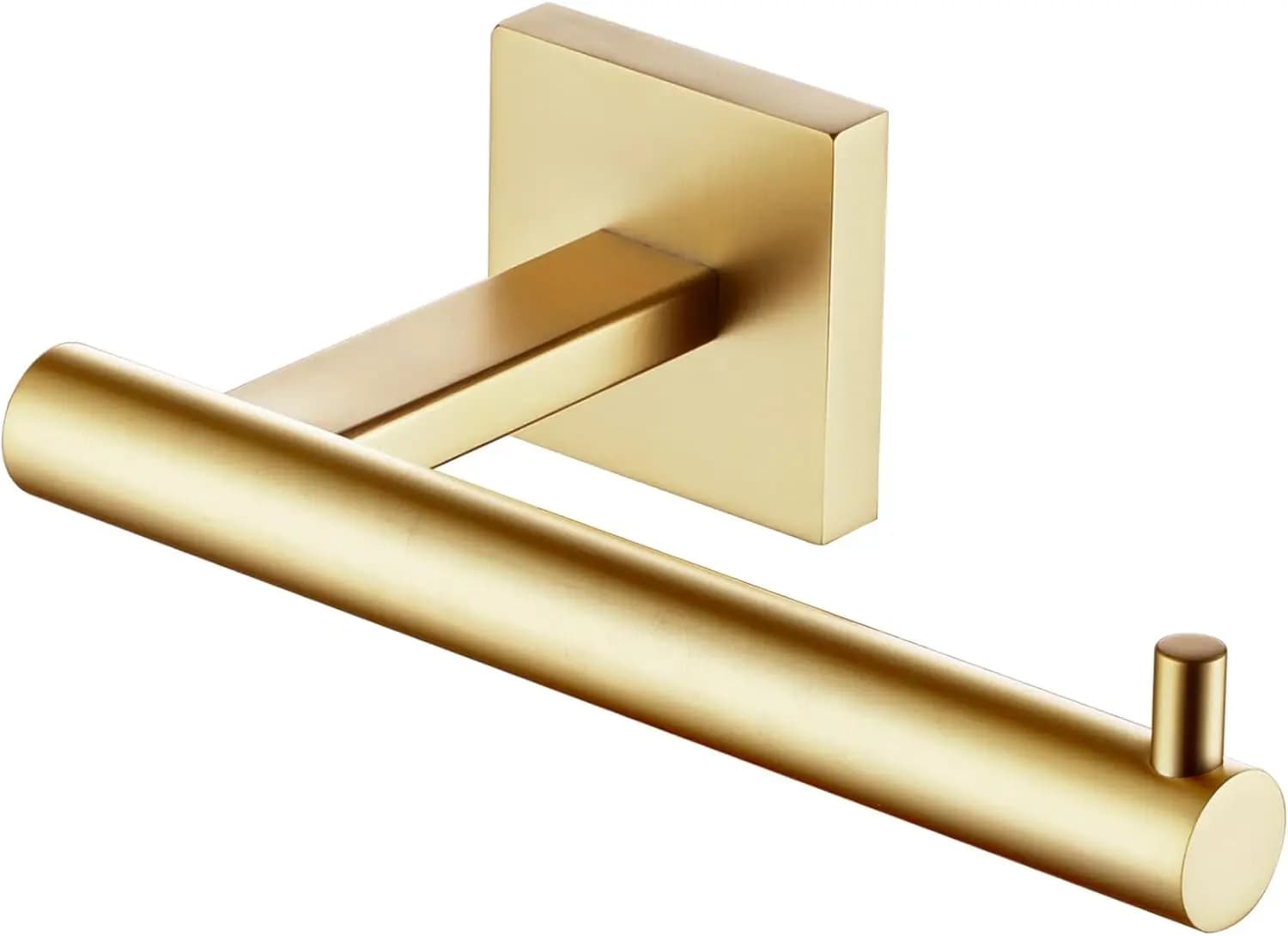 Portarotolo per carta igienica in acciaio inossidabile con finitura oro spazzolato, dispenser per carta igienica da bagno B2005BG