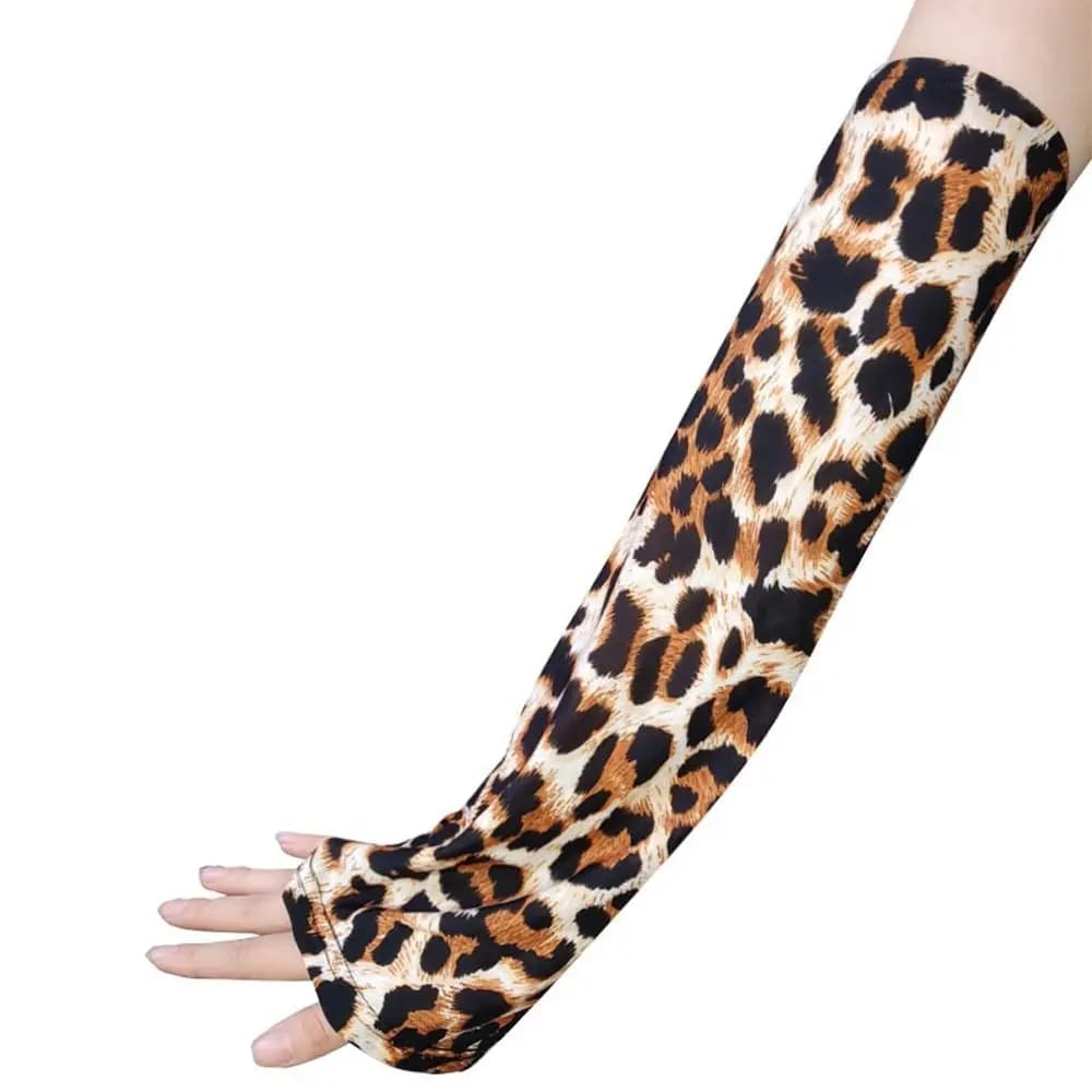 Sun Protection Sleeves Large Size Ice Silk Arm Sleeves Driving Sunscreen Sleeves Women Arm Sleeves Summer Sunscreen Sleeves