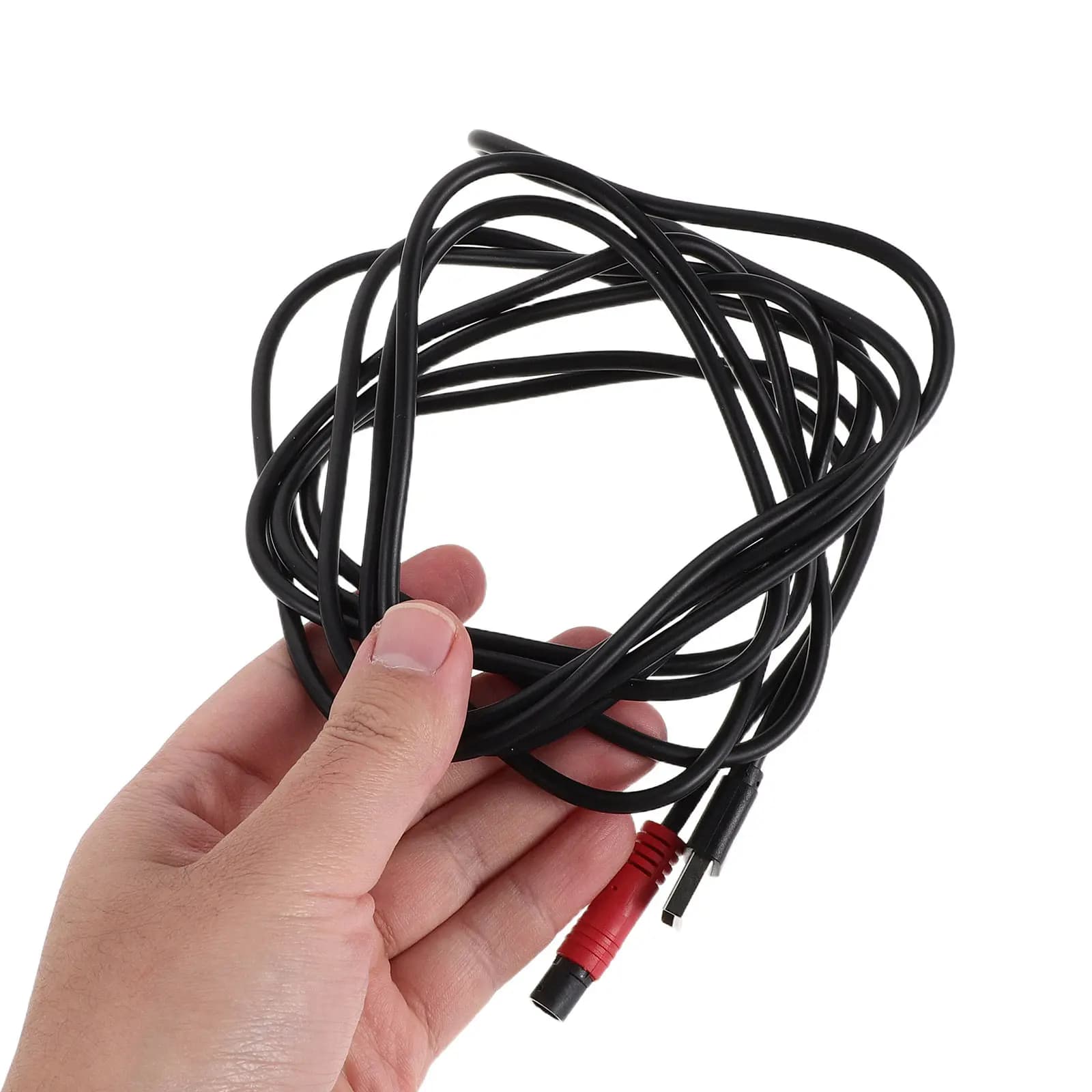Dash Cam Cable 8 Conductors, USB Charger, Long Power Cable, Stable Data Transmission, DVR Car Camera Charging, Driving Recorder