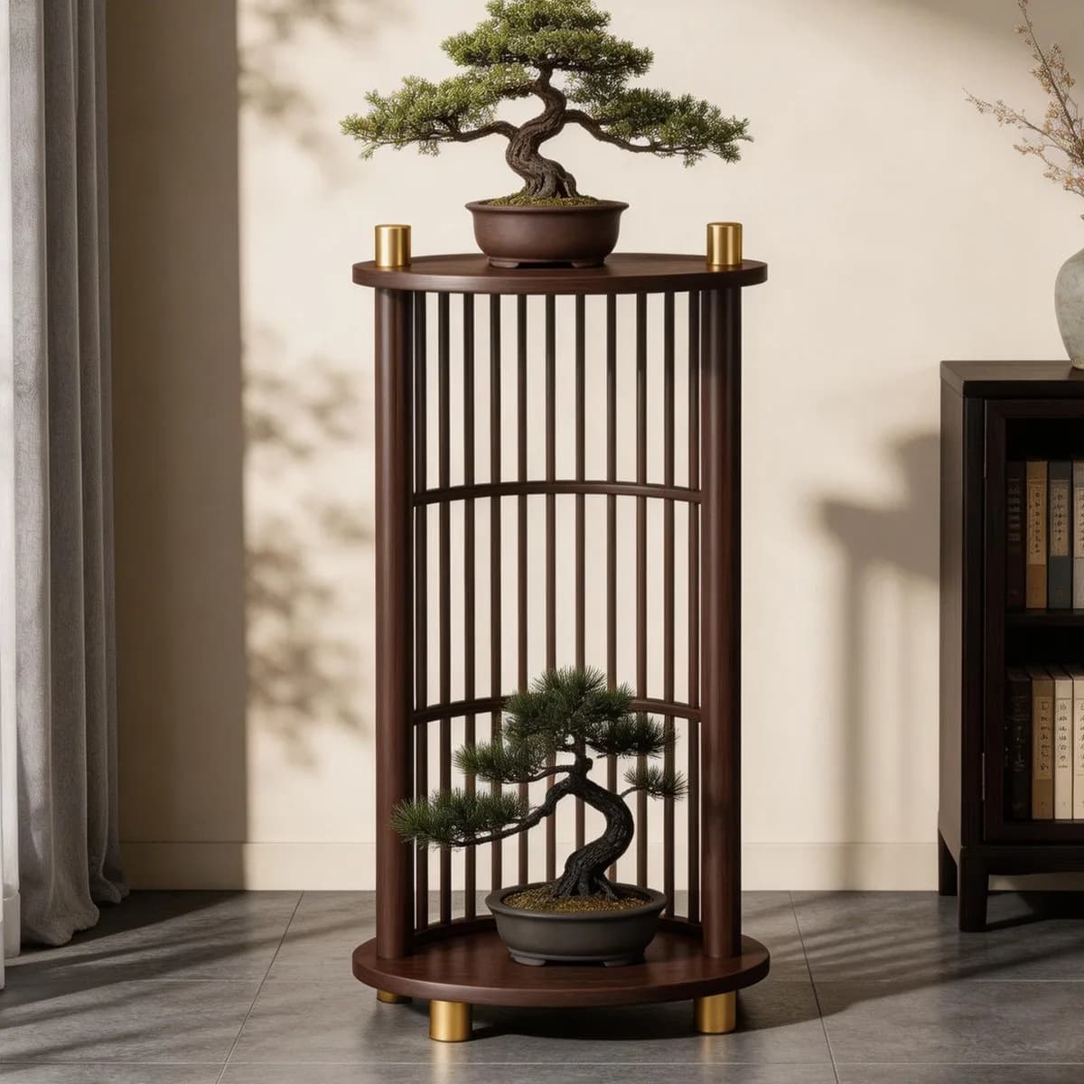 flower stand, balcony flower stand, living room rack does not occupy an area, green plant potted stand