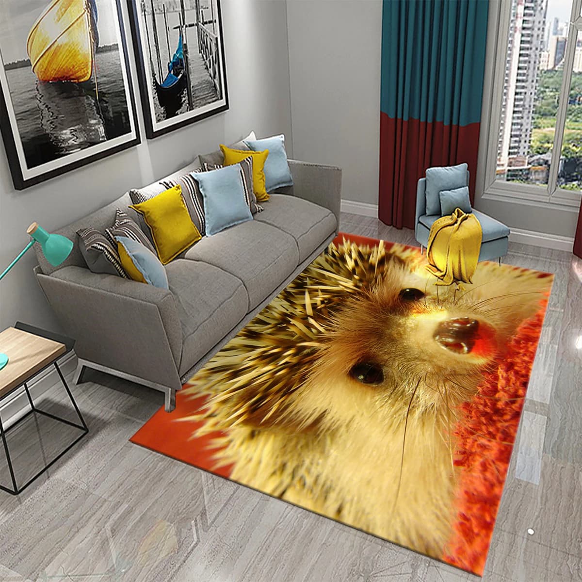 Tappeto riccio 3D tappeti animali carini per soggiorno camera da letto tappetini decorativi bagno porta wc ingresso tappeto antiscivolo