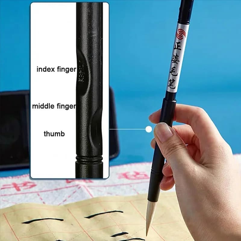 AB15-15PCS Chinese Calligraphy Brush Set Water Writing Fabric Paper Magic Cloth Calligraphy Kits Rewritable For Beginners