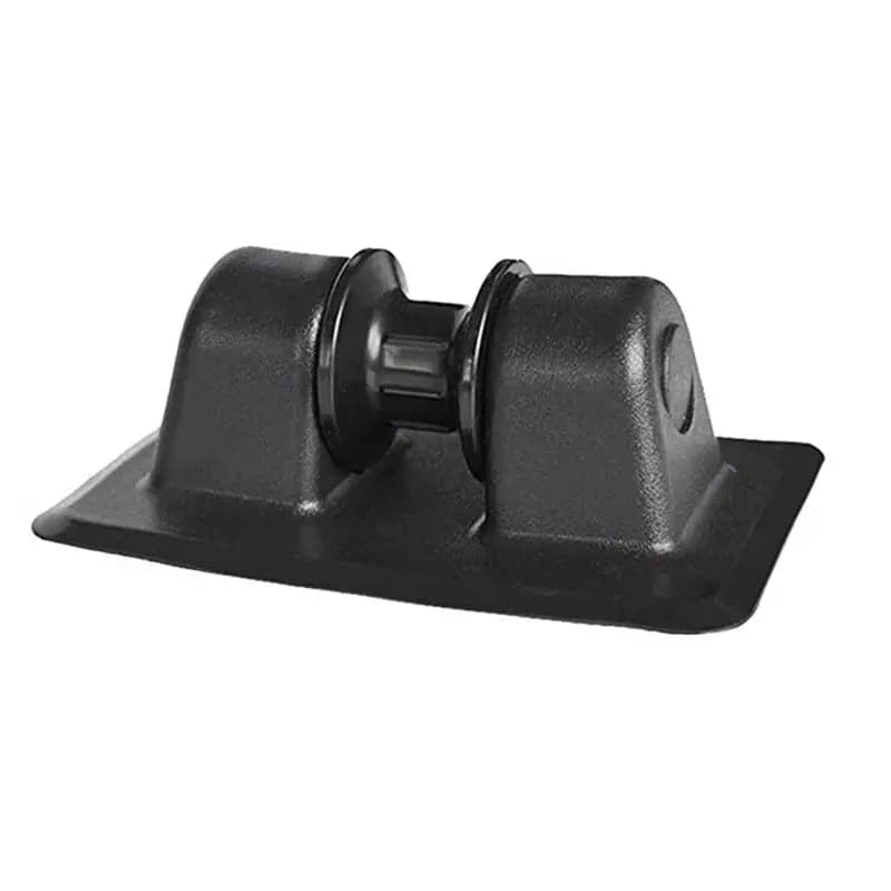 PVC Inflatable Boat Anchor Rope Buckle Holder Row Roller Support For Yacht Kayak Black Eco-Friendly