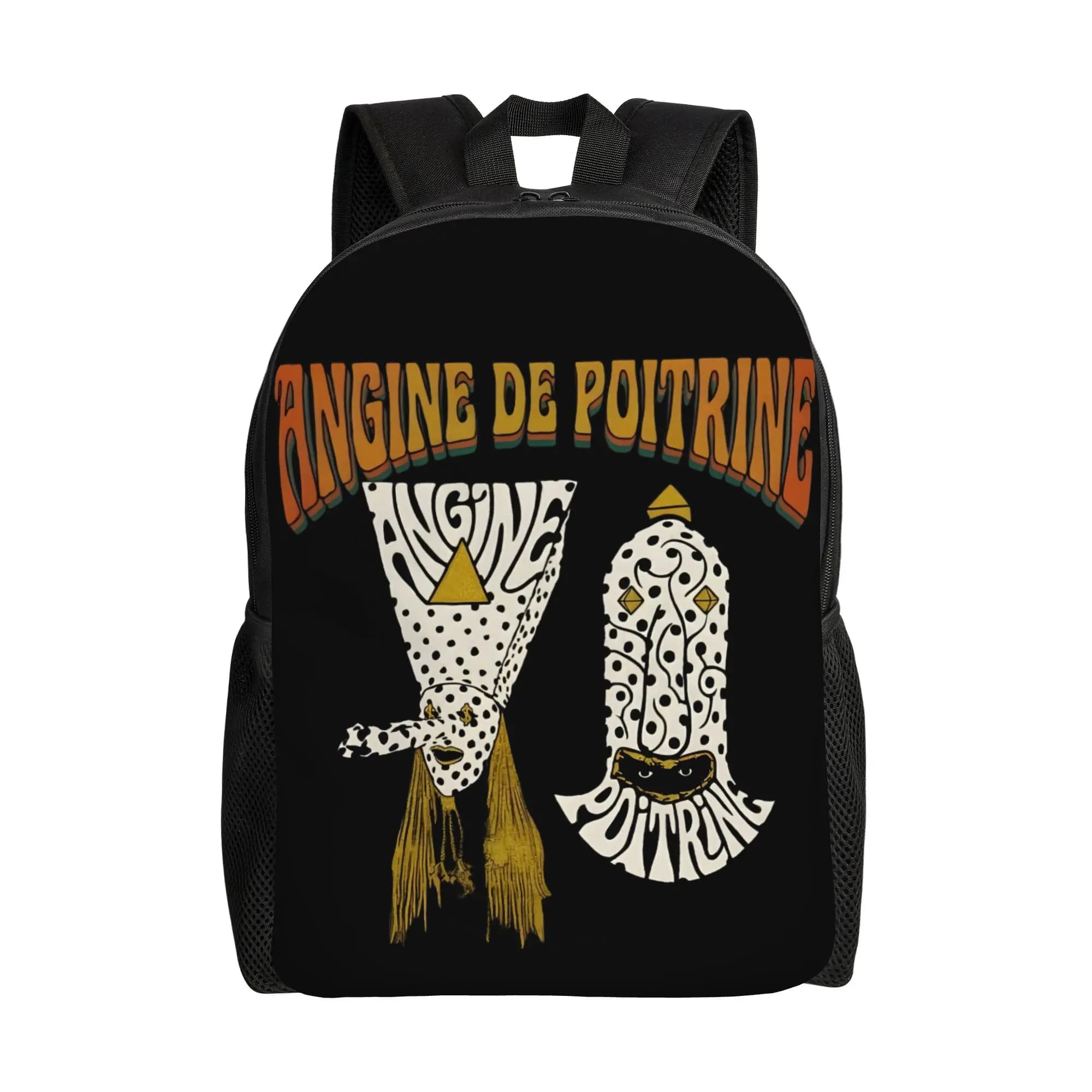 Zaino Band Angine De Poitrine Band Rock Cool per Uomo e Donna, per Scuola Superiore, Lavoro, Outdoor, Borsa a Tracolla per College