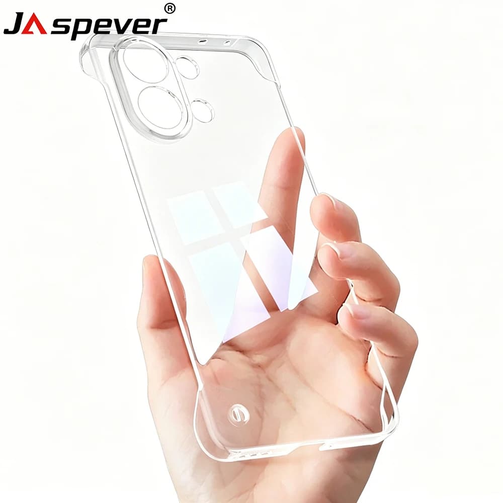 Half-Wrapped Hard PC Case For Xiaomi Poco F8 F7 Ultra F6 F5 Pro X6 X7 X8 Pro Max 5G Frameless Transparent Borderless Thin Cover