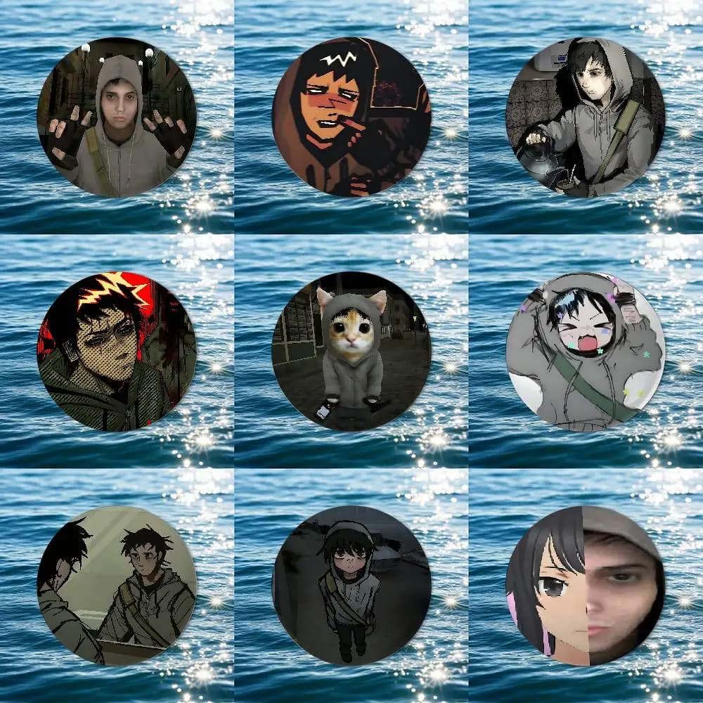 Game Cry Of Fear S-simon H-henrikssonS Badge Pins For Friend, Backpack, Clothing, Collectible Accessories, Jewelry Gift