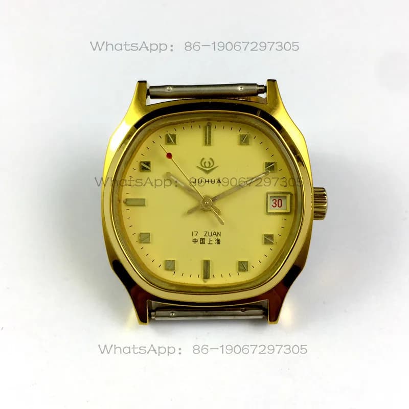 chrysanthemum brand yellow shell yellow surface single calendar, manual machinery, diameter 34MM (including head)