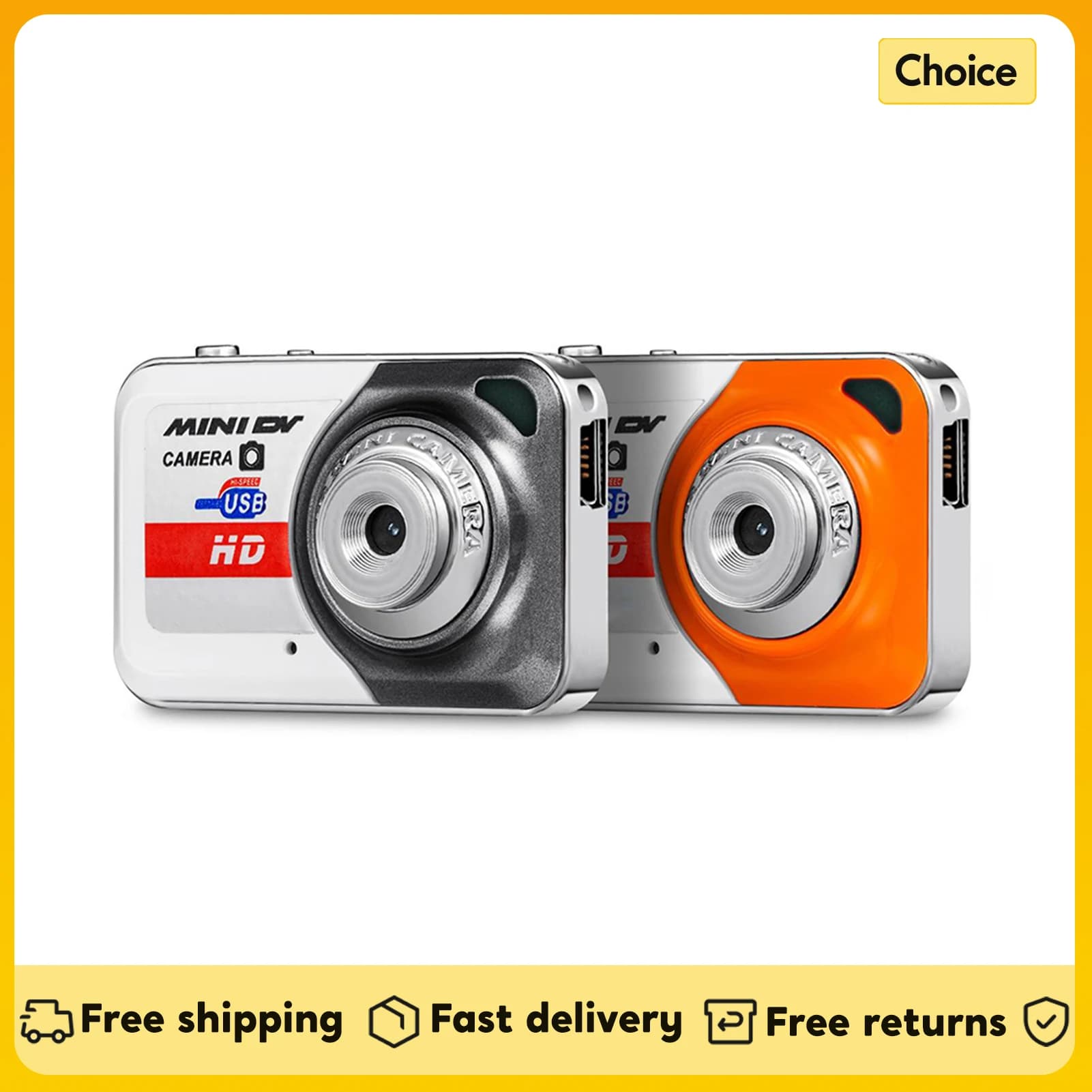 X6 Mini fotocamera portatile Ultra Mini videocamera digitale ad alta definizione Mini DV Supporto microfono incorporato Scheda TF da 32 GB Regali per bambini
