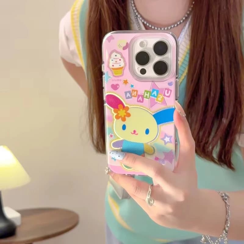 Feather Texture Phone Case for Huawei Honor X5c X9d X7d 400 200 X6a X8b X7a X9a 7b Smart Plus Lite Pro 5G Rainbow Bunny USaHaNaS