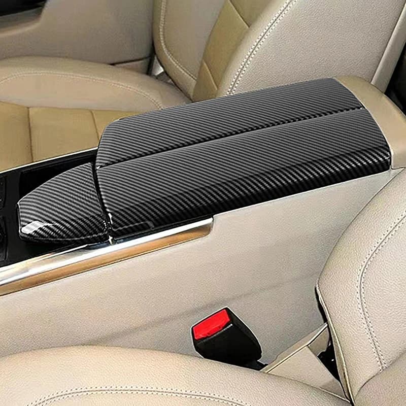 For Mercedes For Benz ML350 X166 W166 Carbon Fiber Car Center Console Stowing Tidying Armrest Box Panel Cover Armrest Trim Stick