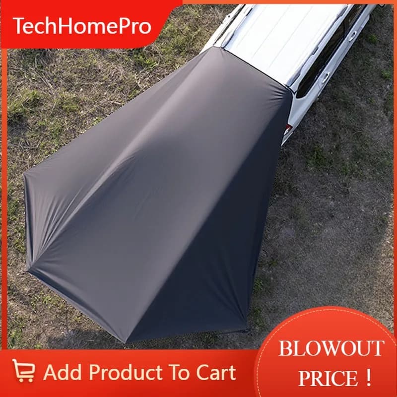 TechHPOutdoor Camping Vehicle Sun Shelter Portable Waterproof Convenient Construction Tents Self-driving Camping Car Side Sunscr