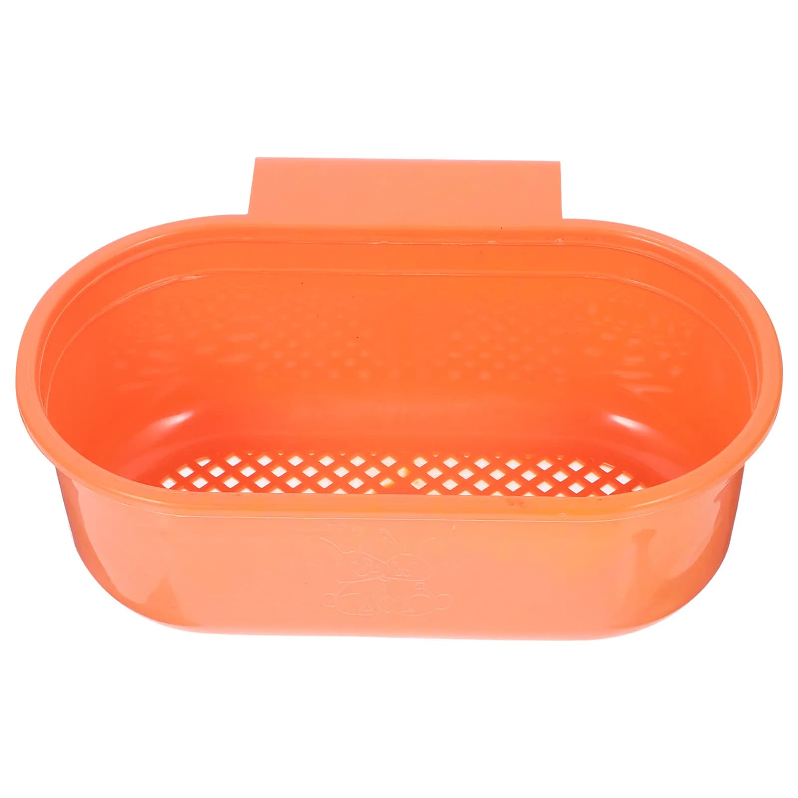 Cestino Sospeso Arancione Multifunzione per Cucina, Scolapiatti, Cesto per Frutta e Verdura, Filtro per Lavello