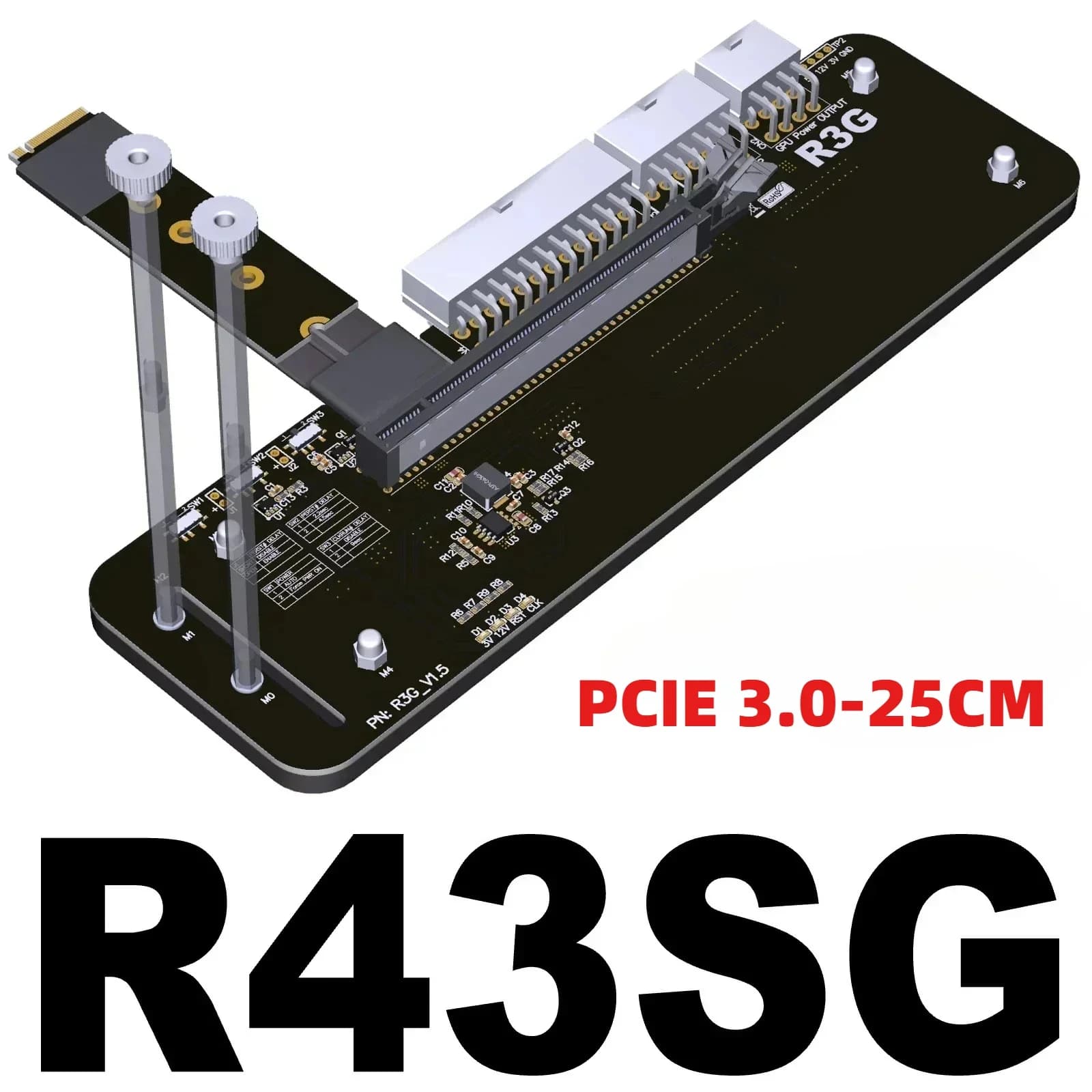 ADT-Link K43SG M.2 NVMe PCIe 4.0/5.0 x4 Docking Station Esterna per Scheda Grafica Laptop ASUS ROG ALLY Egpu Dock PC Gaming