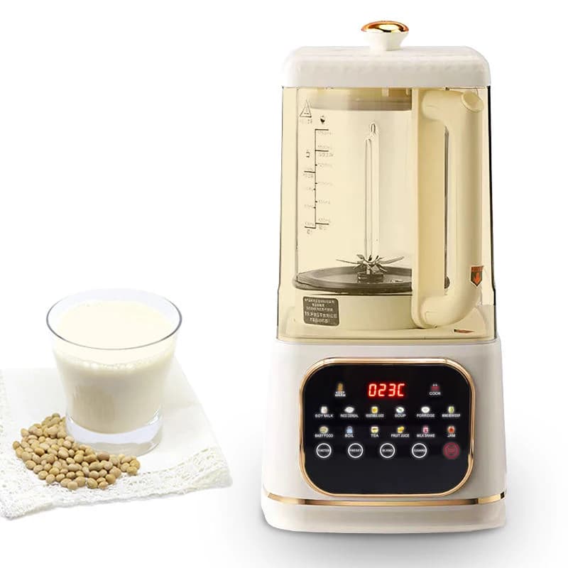 Multifunctional Soybean Milk Machine High Speed Blender With Silent Cover Plant Based Milk Strainer Nut Milk Maker