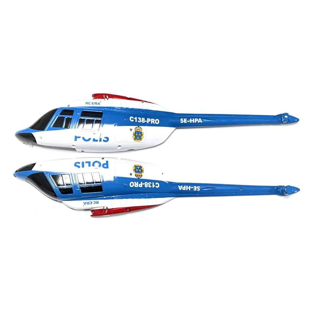 Tettuccio per pezzi di ricambio per elicotteri RC ERA C138 PRO 206 RC