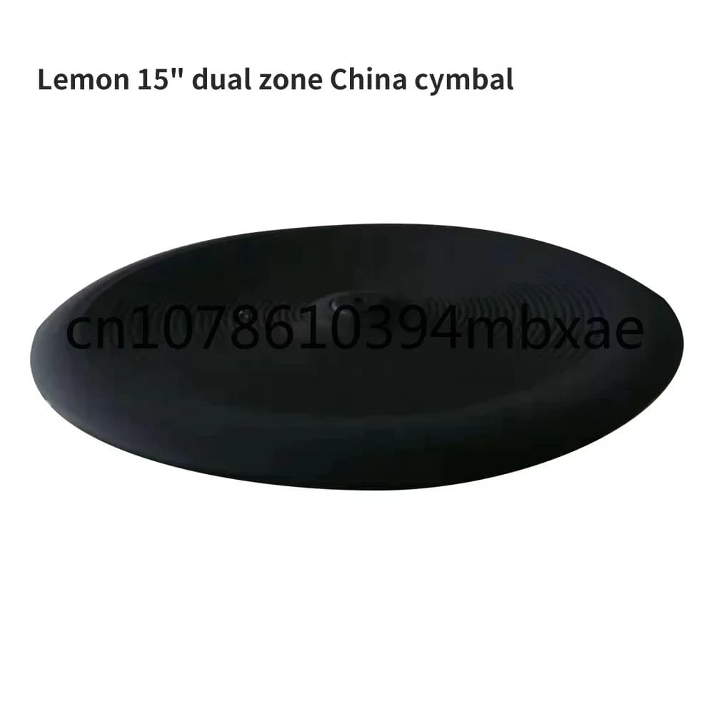 Piatto per batteria al limone da 15" Cina a doppia zona completamente coperto con starter
