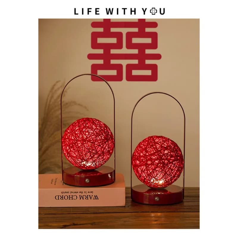 Lampada da scrivania per celebrazioni di nozze, lampada everbright, lampada felice, dote una coppia, dona ai nuovi capi un regalo di nozze per il letto avanzato