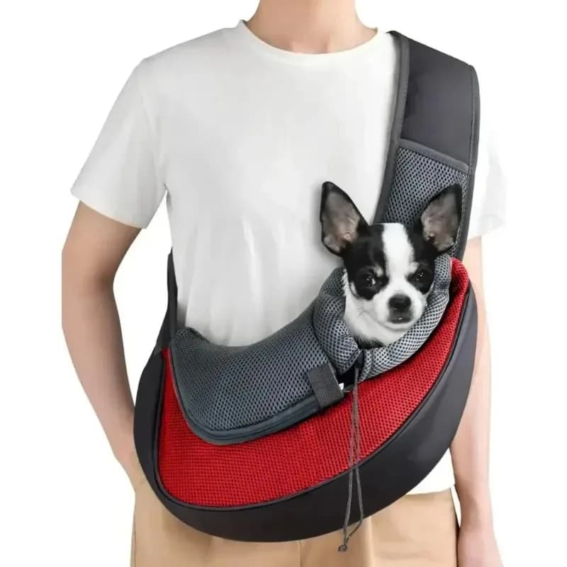 For Small Dog Pet Puppy Carrier Outdoor Travel Dog Shoulder Bag Mesh Oxford Single Comfort Sling Handbag Tote Pouch 1pcs