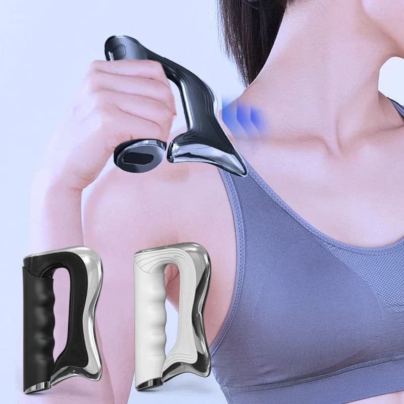 Multifunctional EMS wrapper with microcurrent stimulation and vibration therapy for deep muscle relaxation and pain management